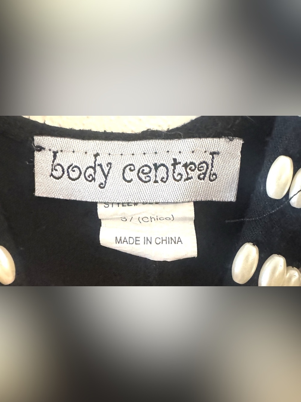 Body Central Women's Black Studded Embellished Sleeveless Midi Dress Size Small - Picture 5 of 7